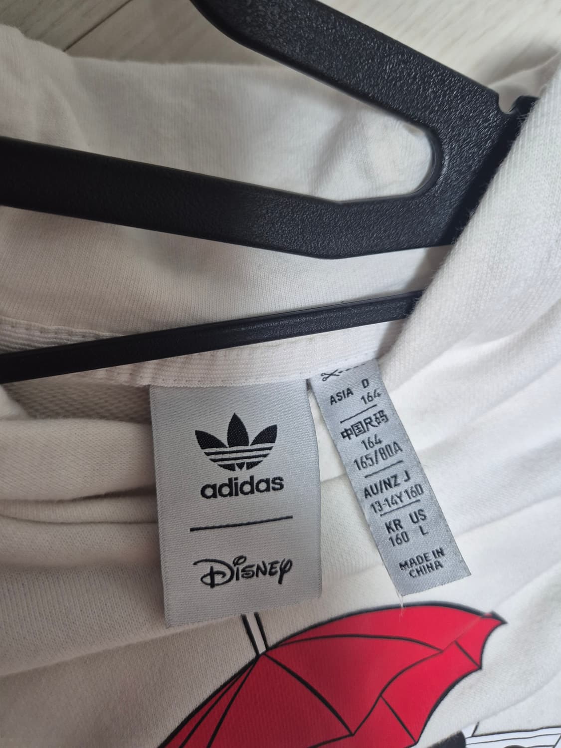 [희귀]❤️아디다스 디즈니 미키마우스 후드티🐭 상품이미지5