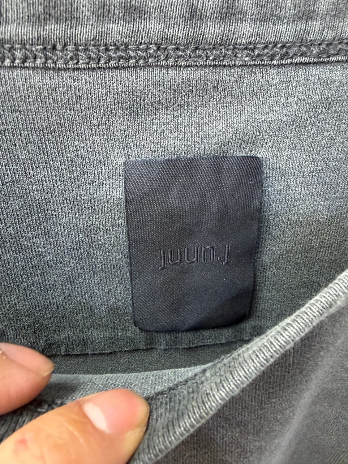 정품) 준지 20ss 남성 오버핏 레이어드 스트링 티셔츠 M 상품이미지6