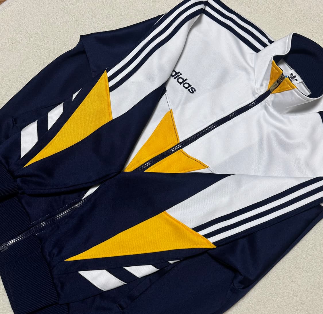 아디다스 올드스쿨 네이비 화이트 져지 (데상트 라인) 상품이미지5