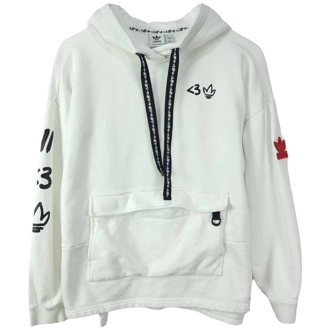 [아디다스] 멀티 그래픽 오버사이즈 후드티 M18573 상품이미지2