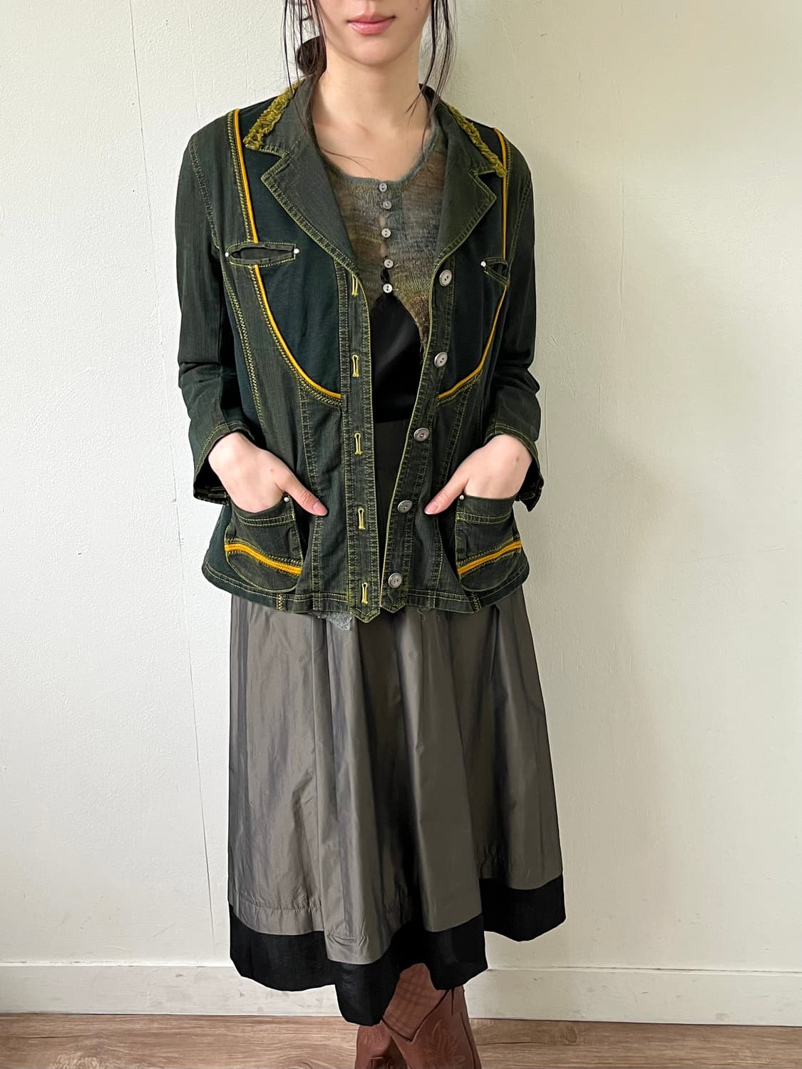 칸사이 야마모토 데님 자켓 상품이미지7