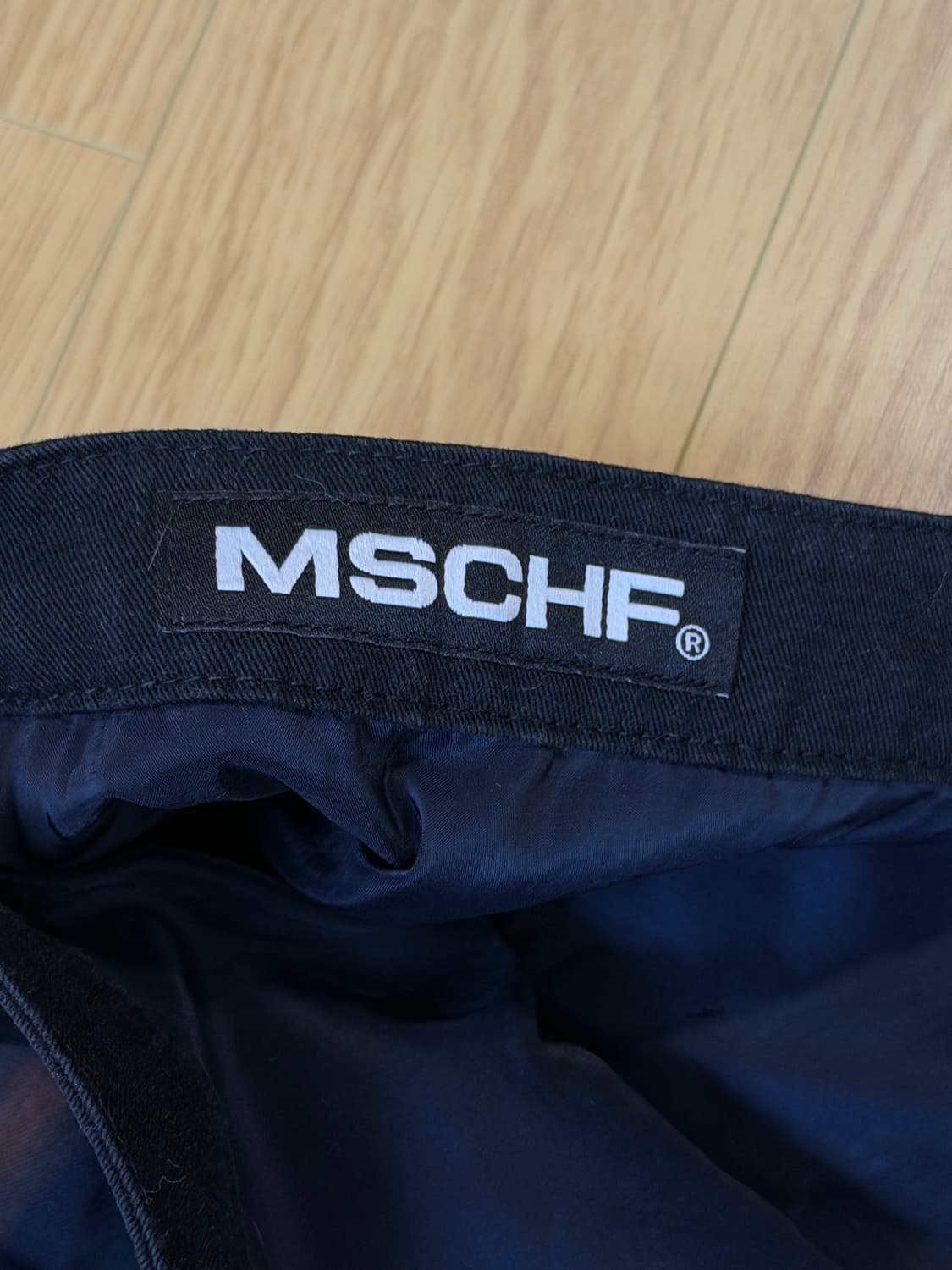 미스치프 미니스커트Asymmetric Two-Tone Mini Skirt 상품이미지4