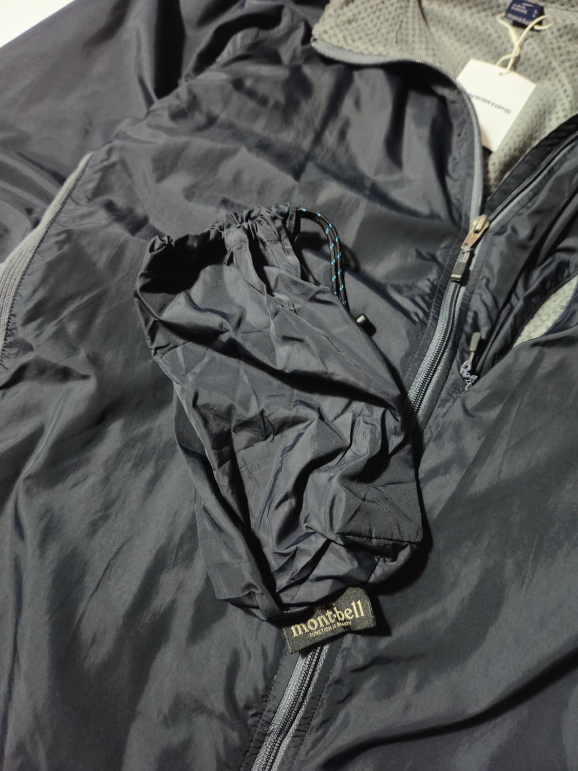 몽벨 재팬 라이트 자켓 블랙 패커블 XL 상품이미지5