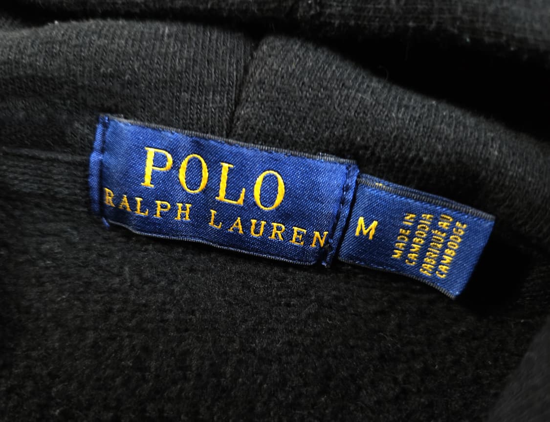 폴로 랄프로렌 블랙 풀집업 후드집업 상품이미지4