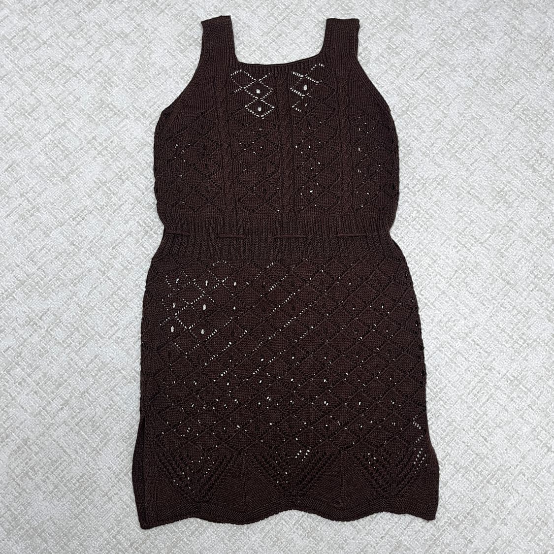 히피 웨스턴 빈티지 니트원피스 상품이미지4