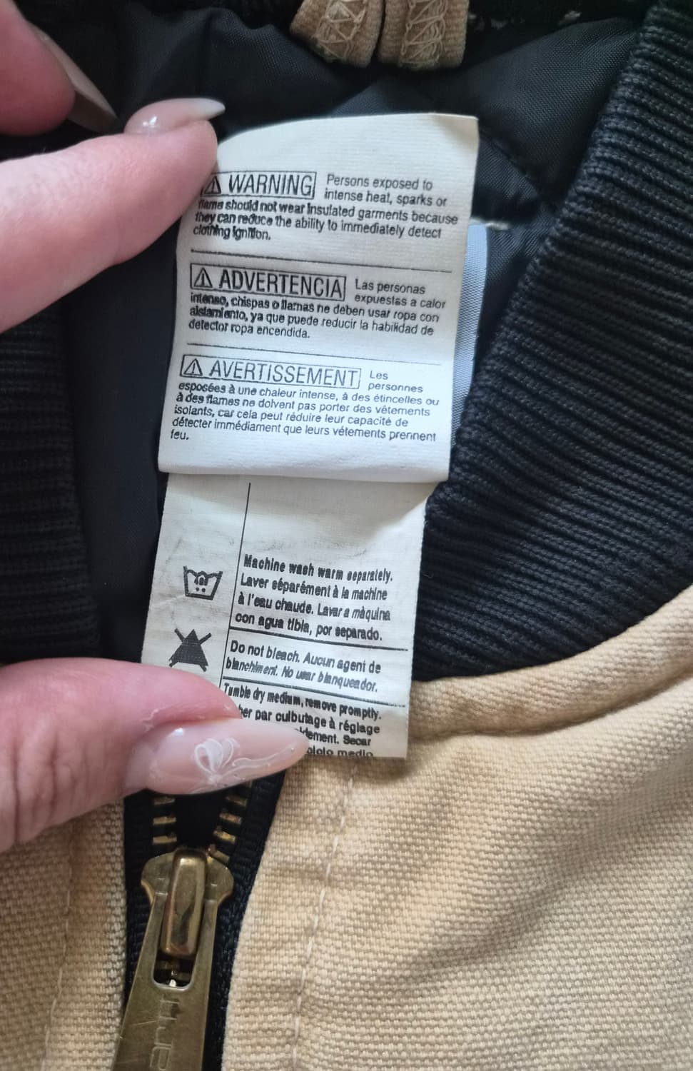 칼하트 베이지 조끼베스트 상품이미지5