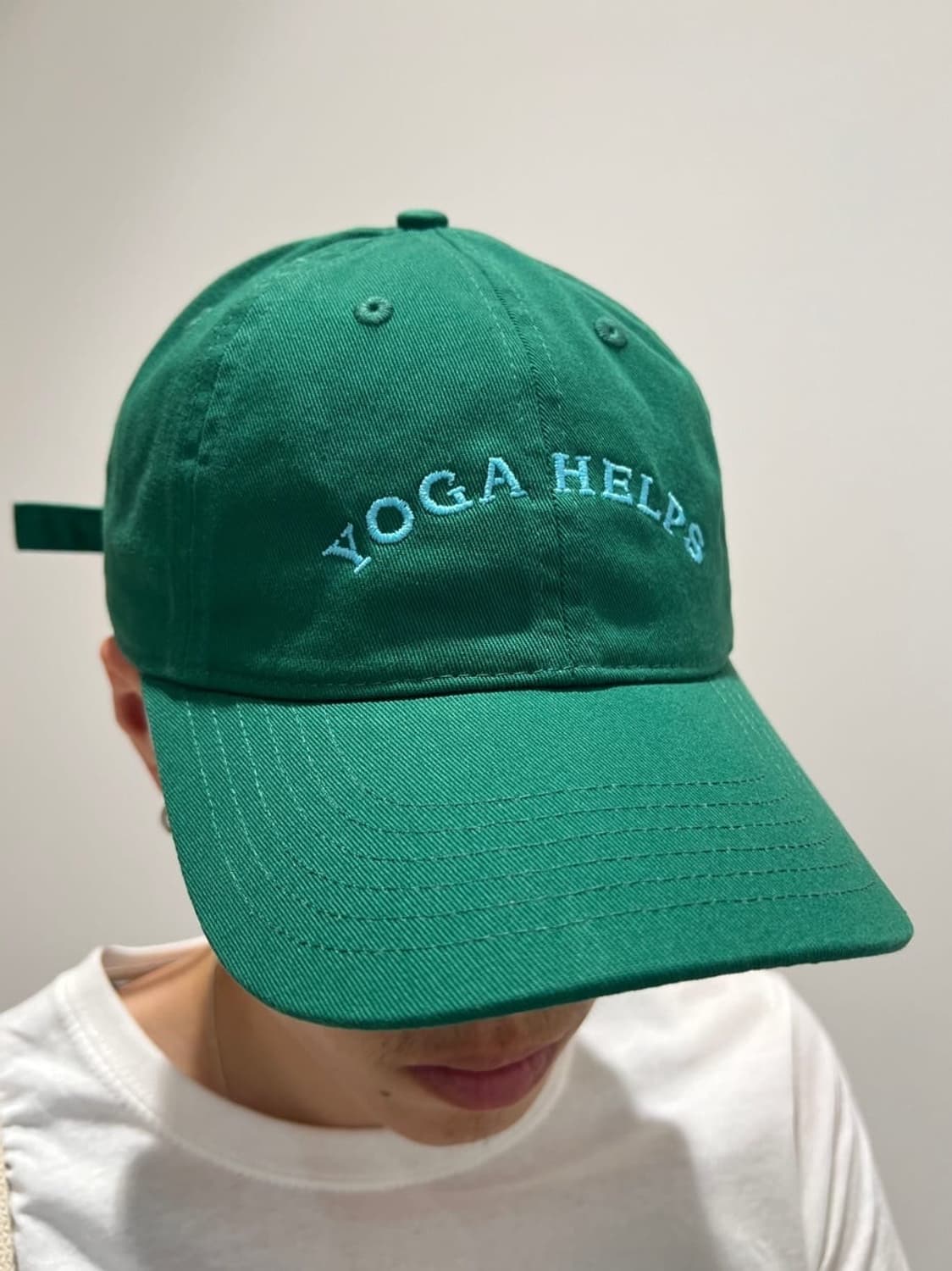 정유미착용 idea 볼캡 yoga love 그린 바로 품절된제품  상품이미지2