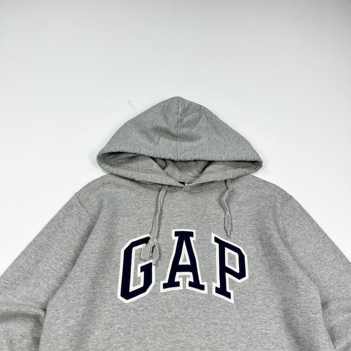 갭 GAP 빅로고 그레이 후드 티 (L) 상품이미지1