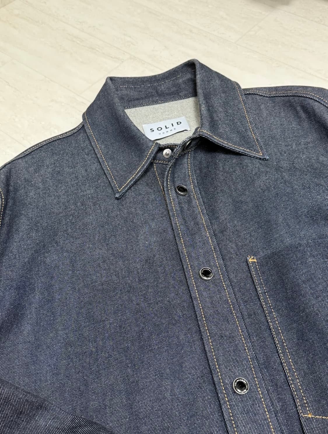 솔리드옴므 데님셔츠자켓 48 상품이미지2