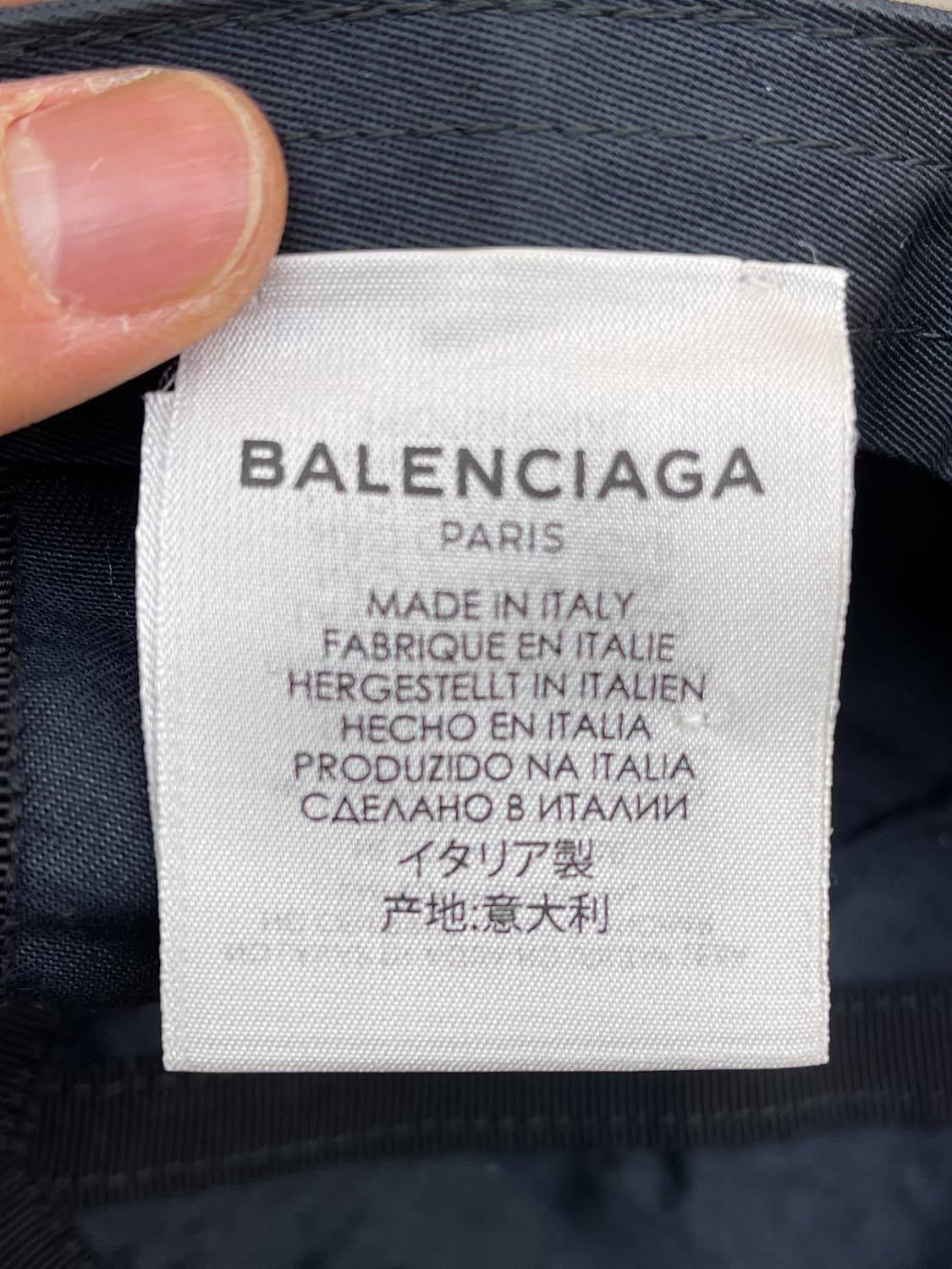 발렌시아가 스펠 로고 베이스볼 캡 상품이미지6