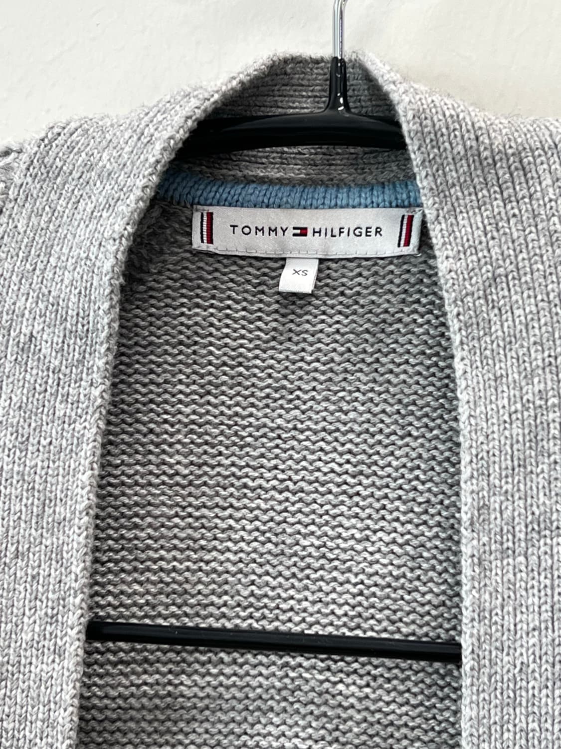(XS) 타미힐피거 롱 니트 가디건 그레이 상품이미지4