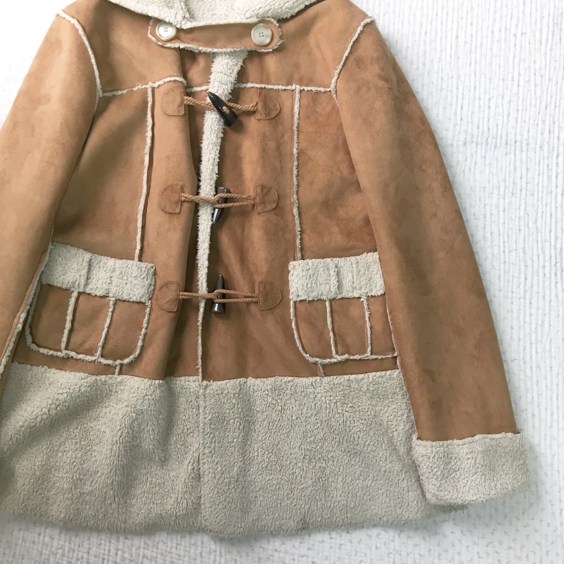 JPN/ 스웨이드토글코트 무스탕 모리걸무스탕 모리룩무스탕 상품이미지3