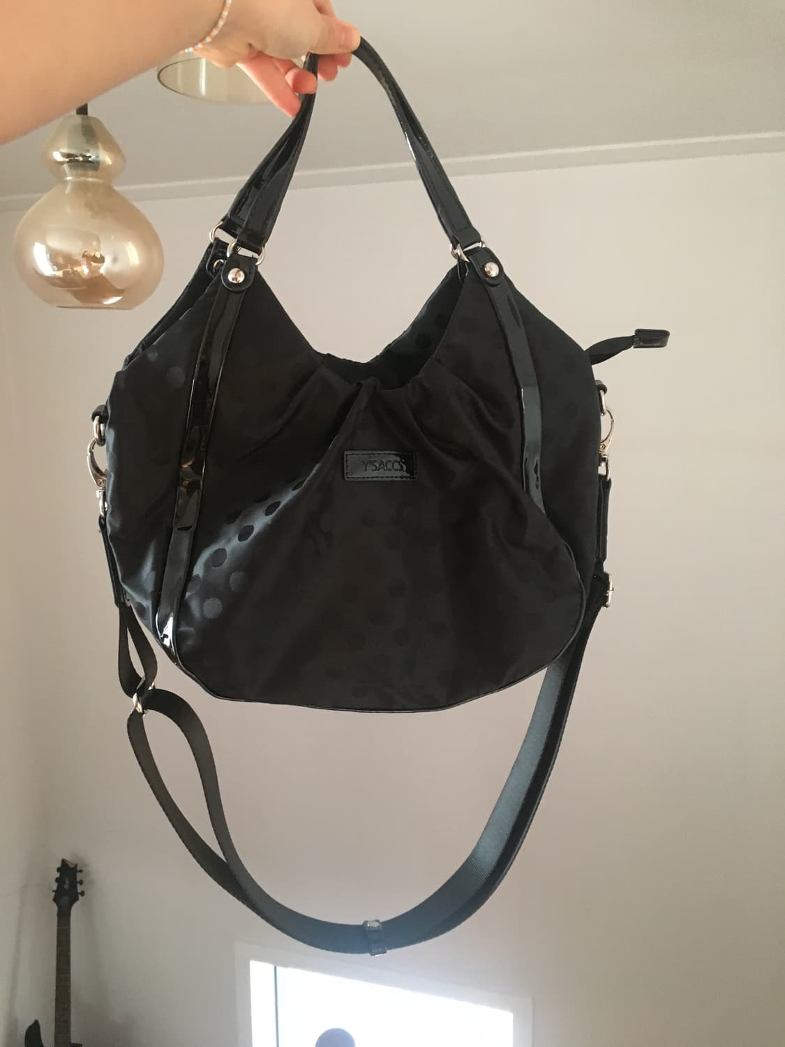 Y'saccs 요지 야마모토 도트 토트백 크로스백 상품이미지1