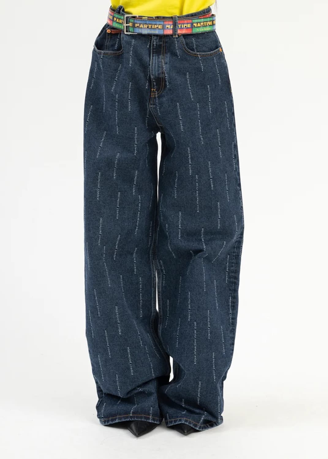 마틴로즈 와이드 진 상품이미지2