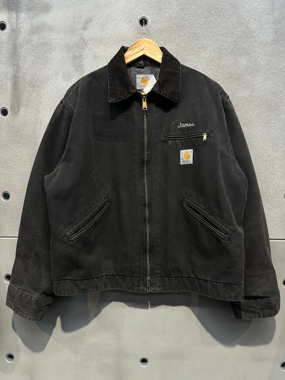 칼하트 j01 블랙 M 디트로이트자켓 무배 상품이미지2