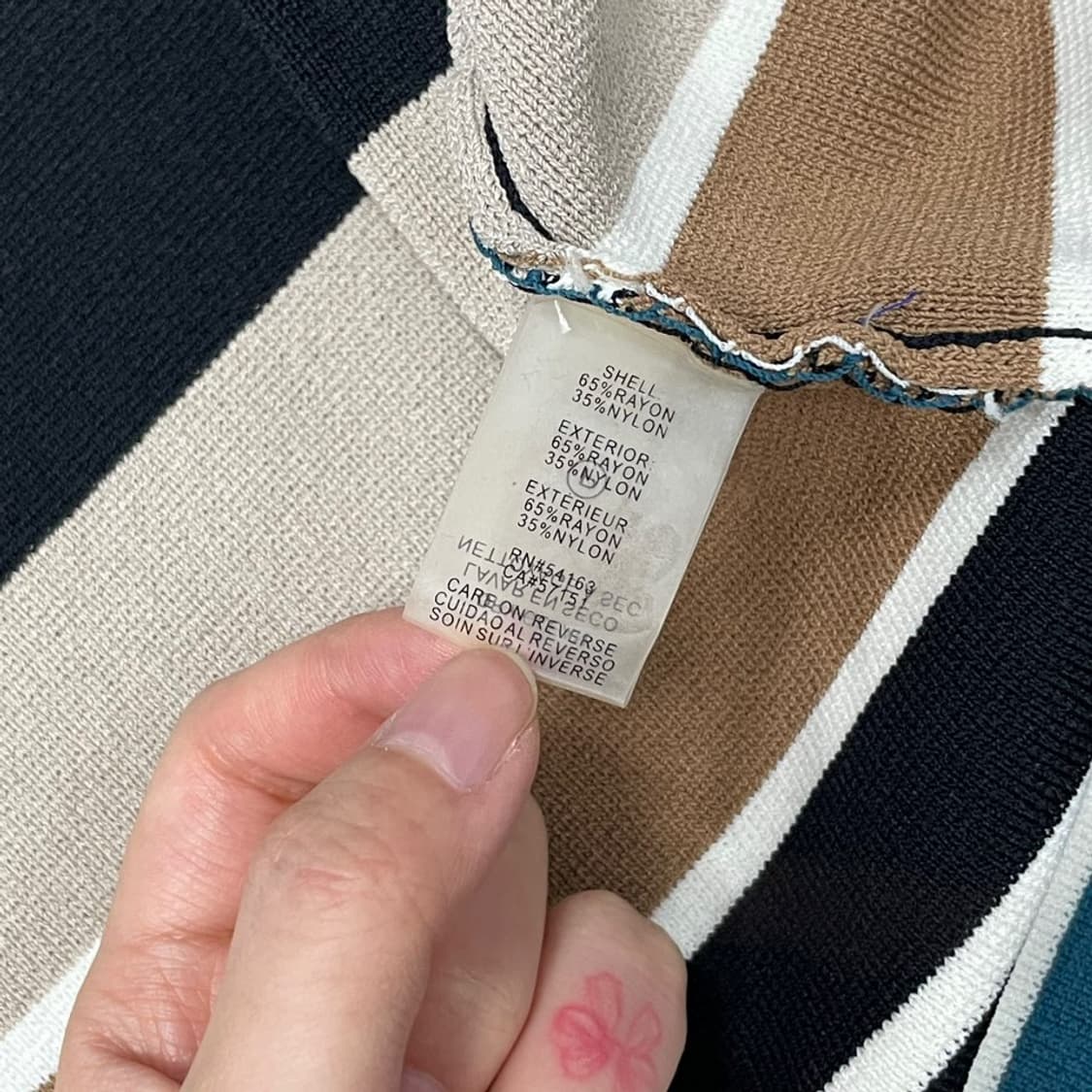 캘빈클라인 스트라이프 가디건 v0010 상품이미지6