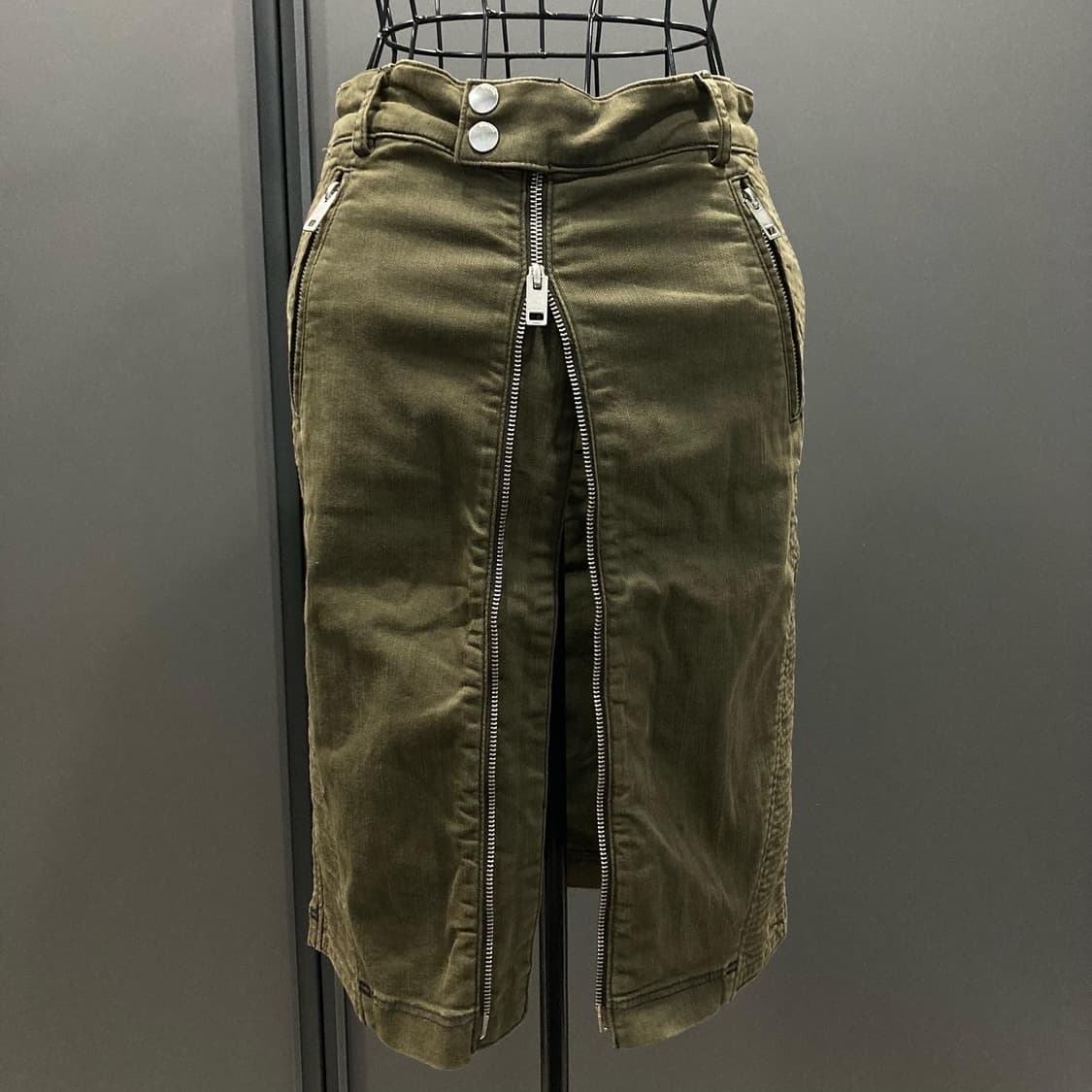 디젤 오픈 지퍼 스커트 상품이미지3