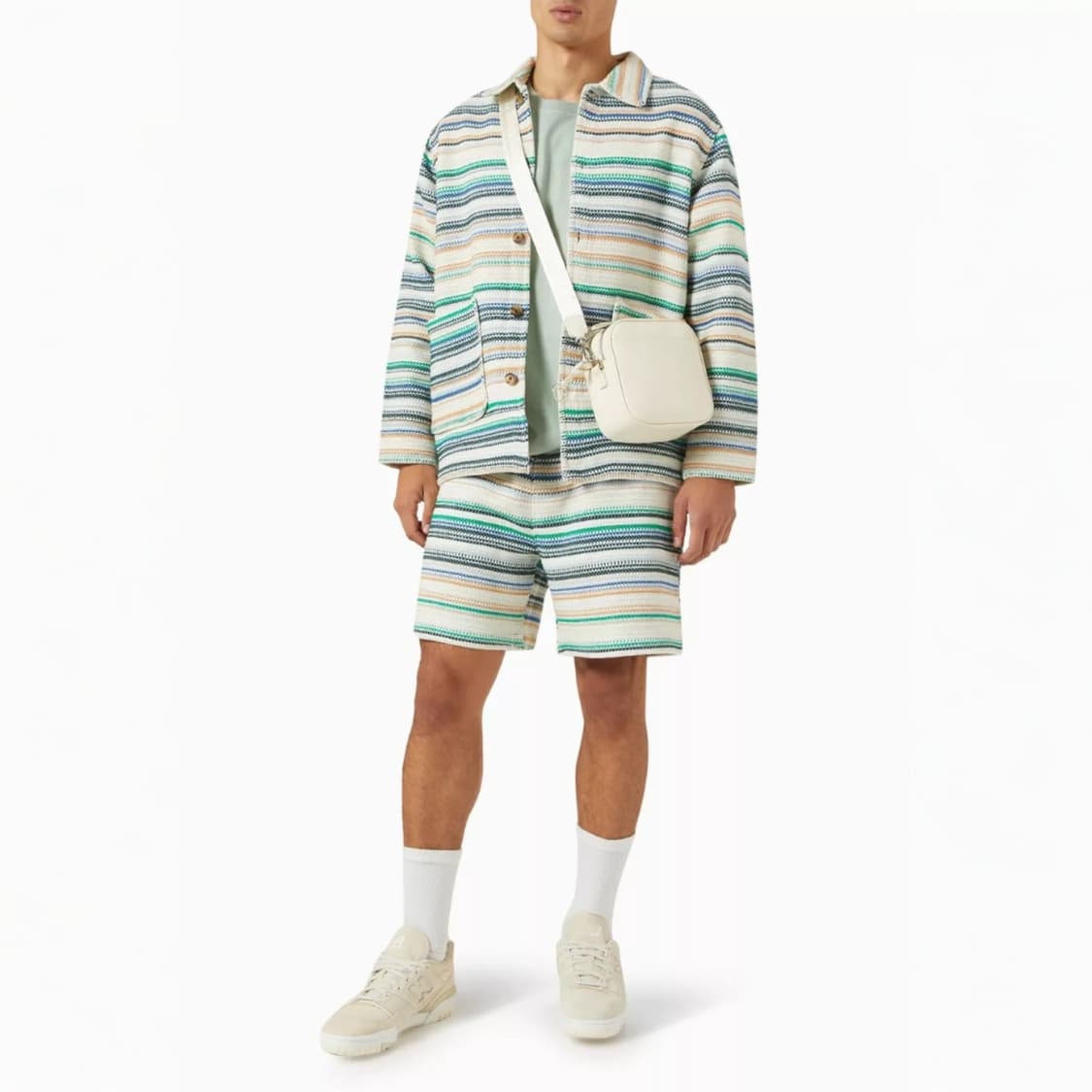105)KITH 키스 23s/s 스트라이프 우븐 코치 자켓 봄가을 상품이미지3