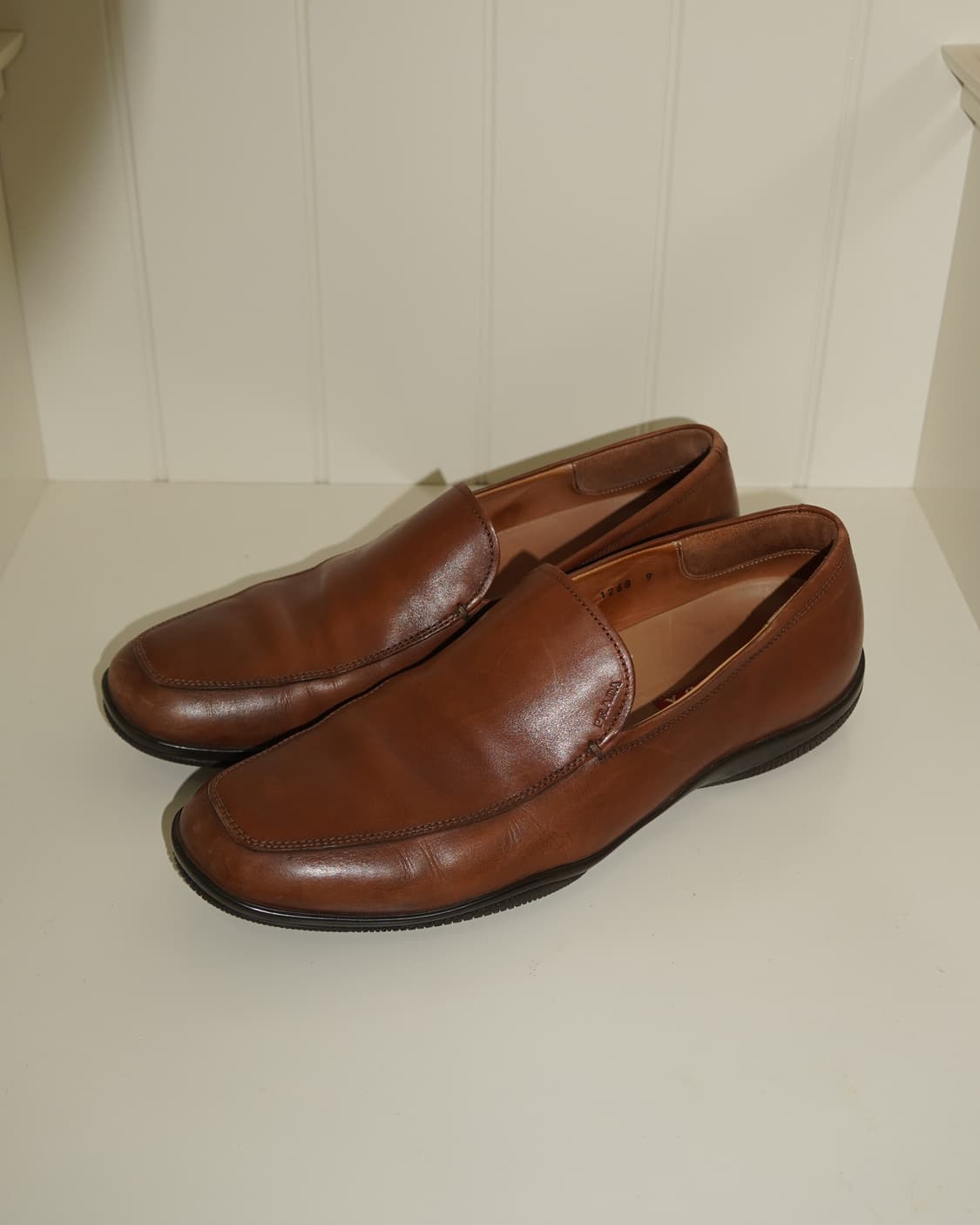 프라다 브라운 슬립온 로퍼 상품이미지5