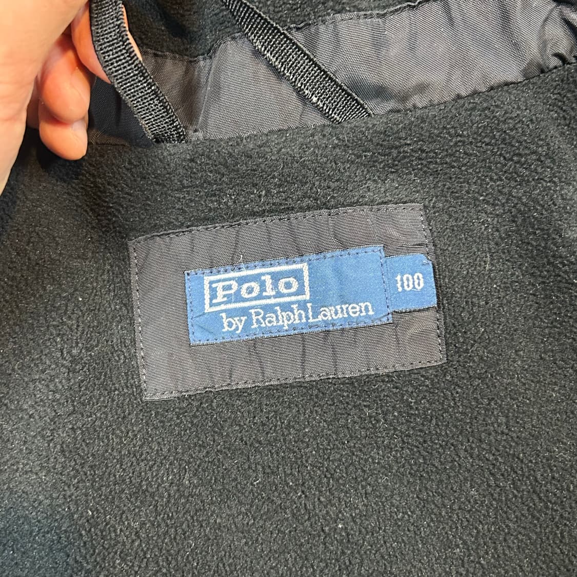 L) 폴로 랄프로렌 유틸리티 포켓 후드 바람막이 블랙 상품이미지8