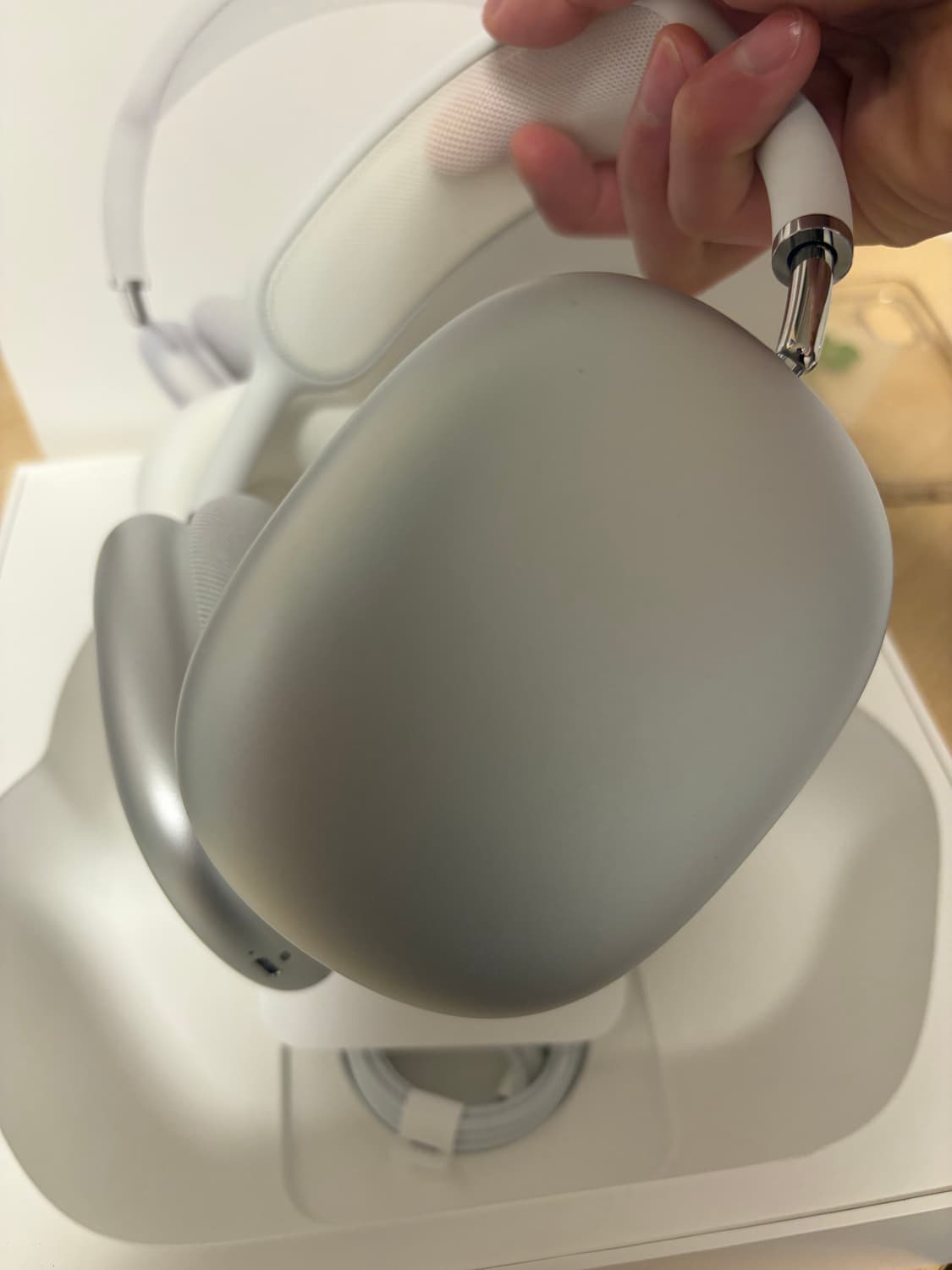 에어팟 맥스 실버 풀박스/새상품급 상품이미지3