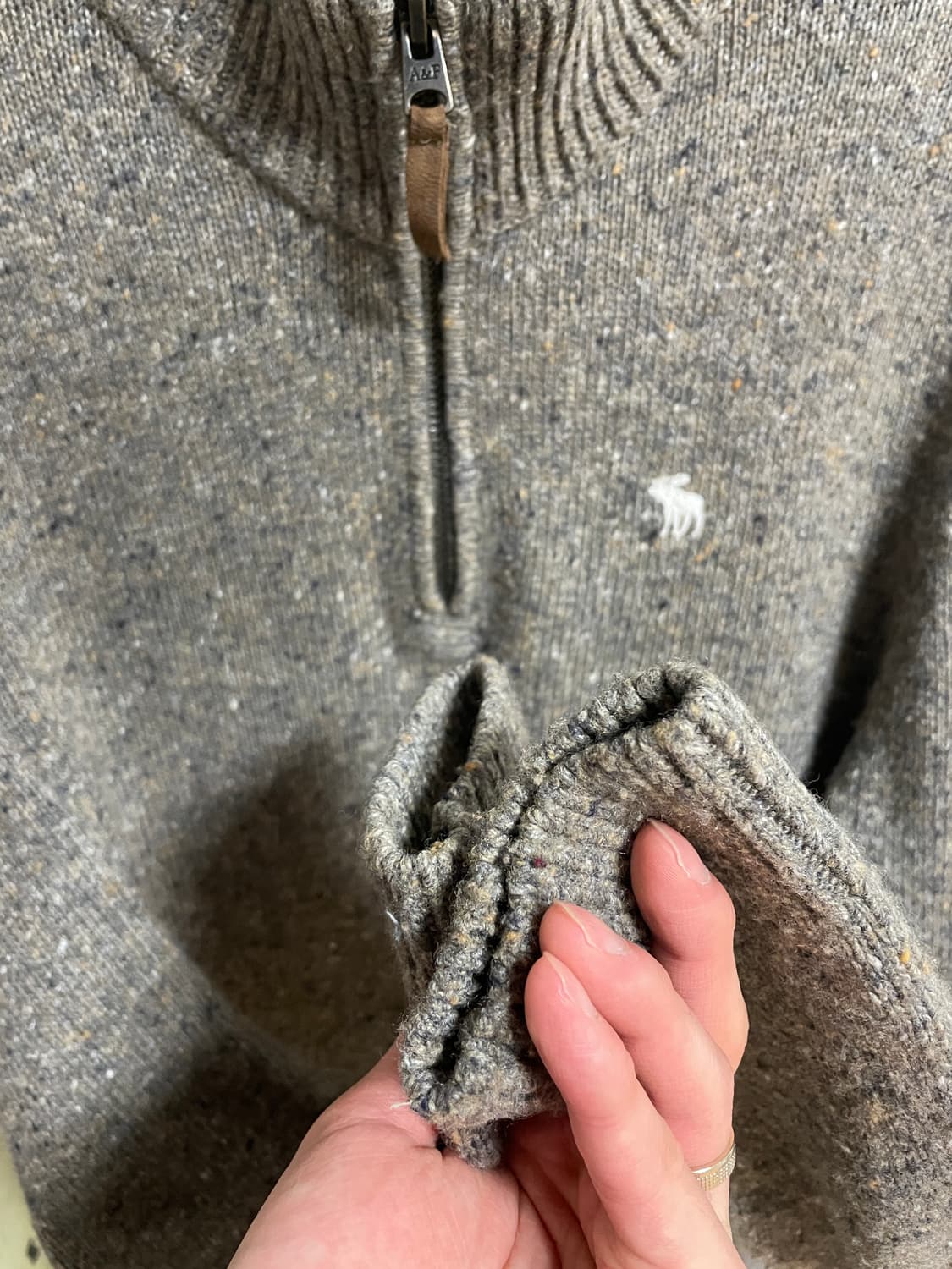 아베크롬비 하프넥 니트 (M, 95~100) 상품이미지4