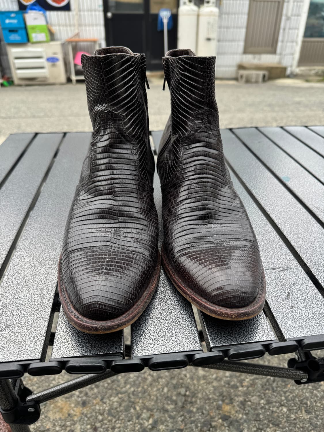 snake skin 부츠 260 상품이미지5