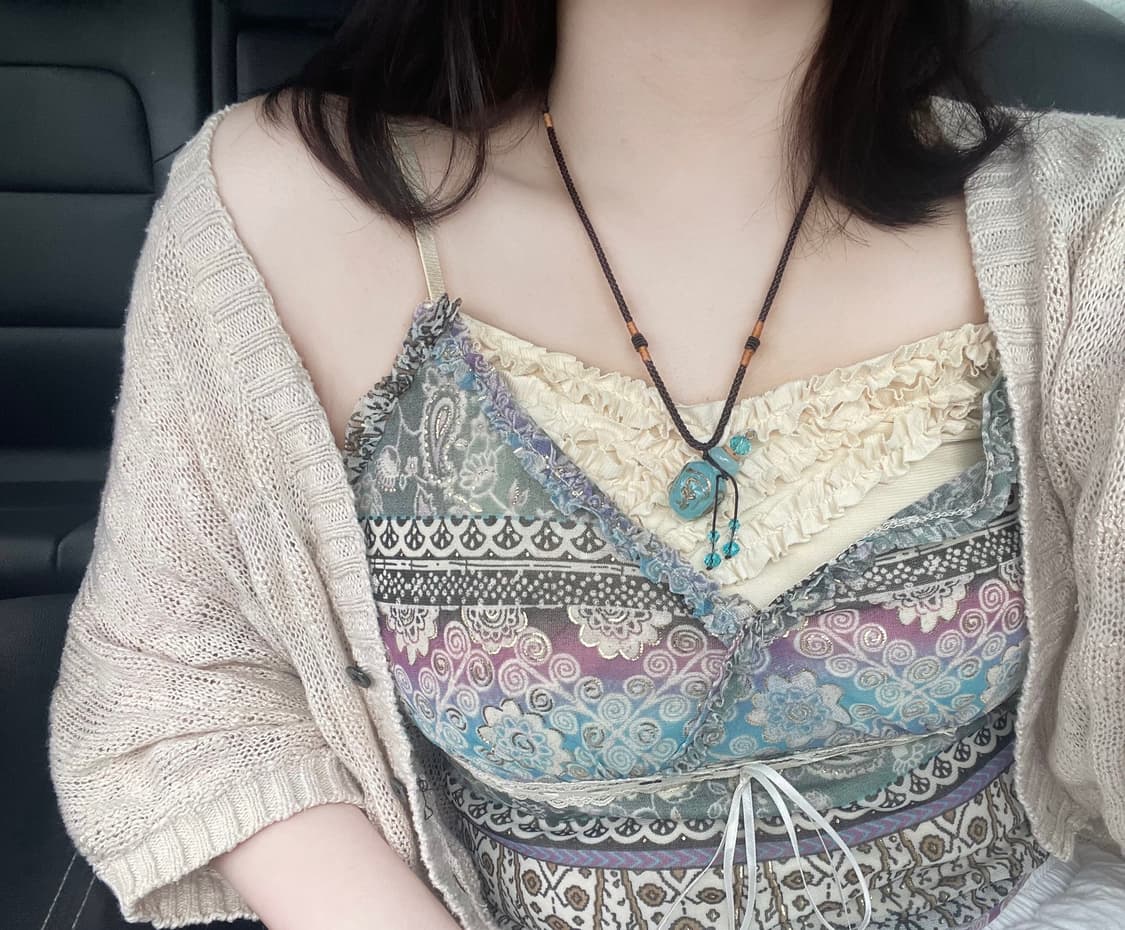 빈티지 페어리 향수병 목걸이 빈티지목걸이 히피 모리깔 상품이미지6