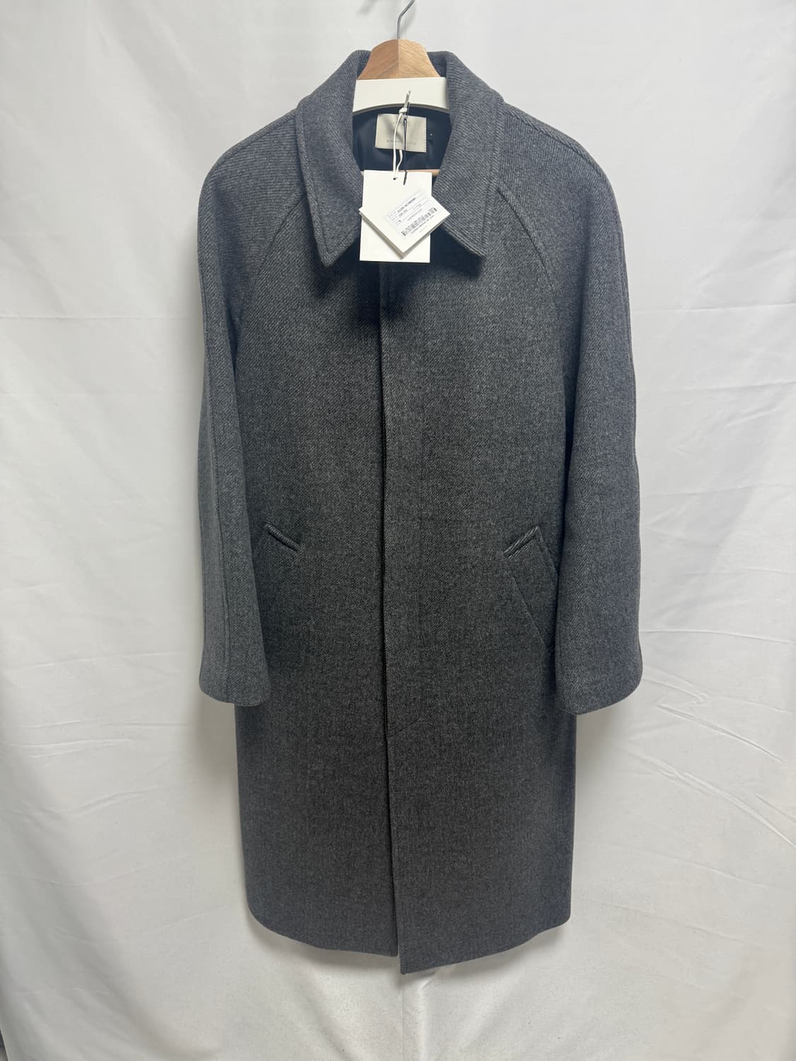 [M] AMOMENTO 아모멘토 울 레글런 코트 GREY 상품이미지2