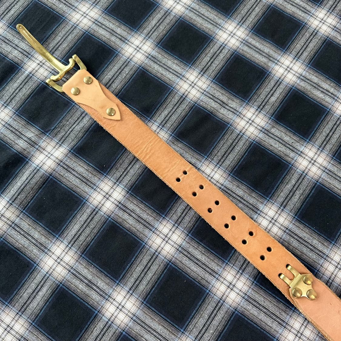 에이징 탄 유니크 웨스턴 빈티지 벨트 상품이미지5