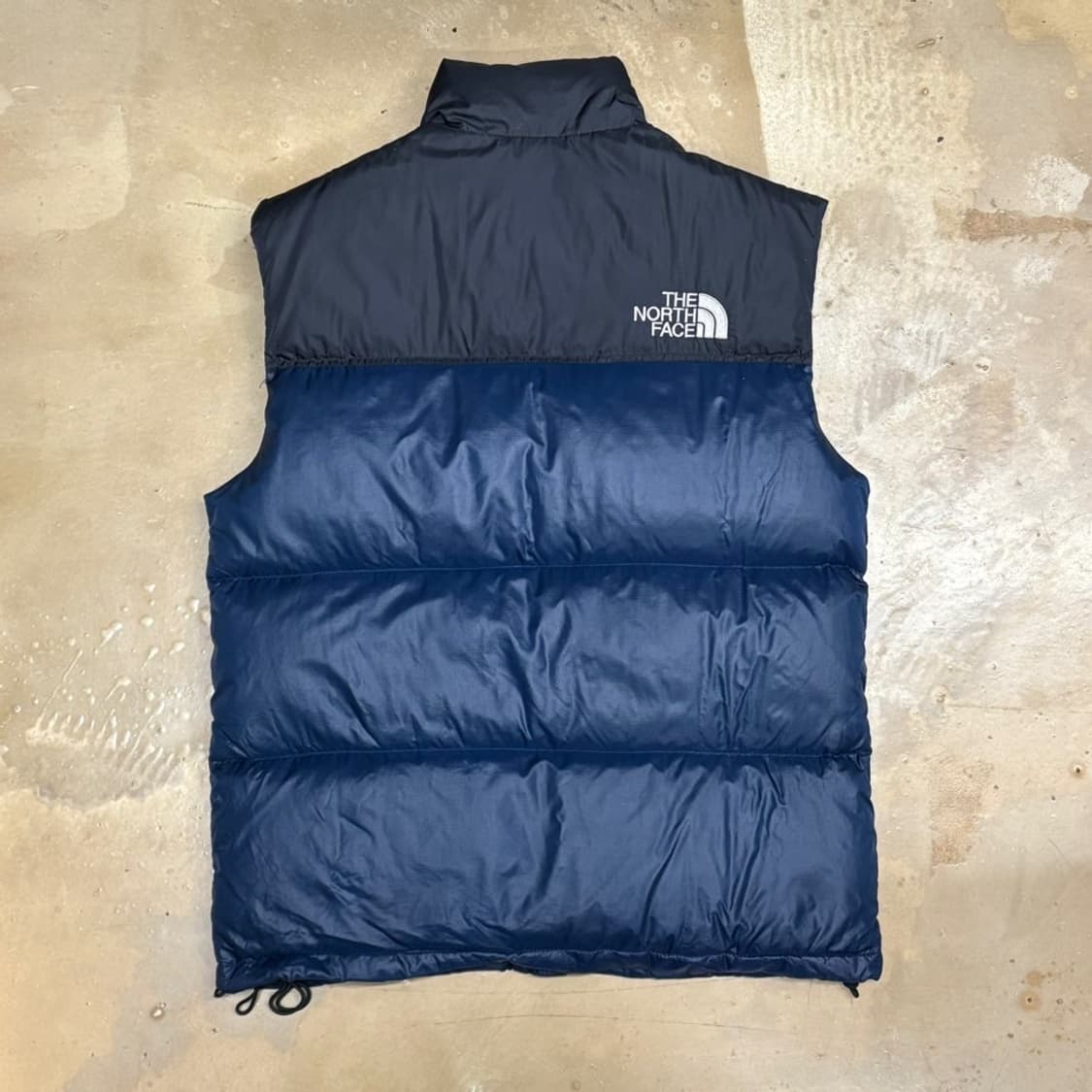 90 노스페이스 눕시 700 네이비 구스다운 패딩 조끼 상품이미지3