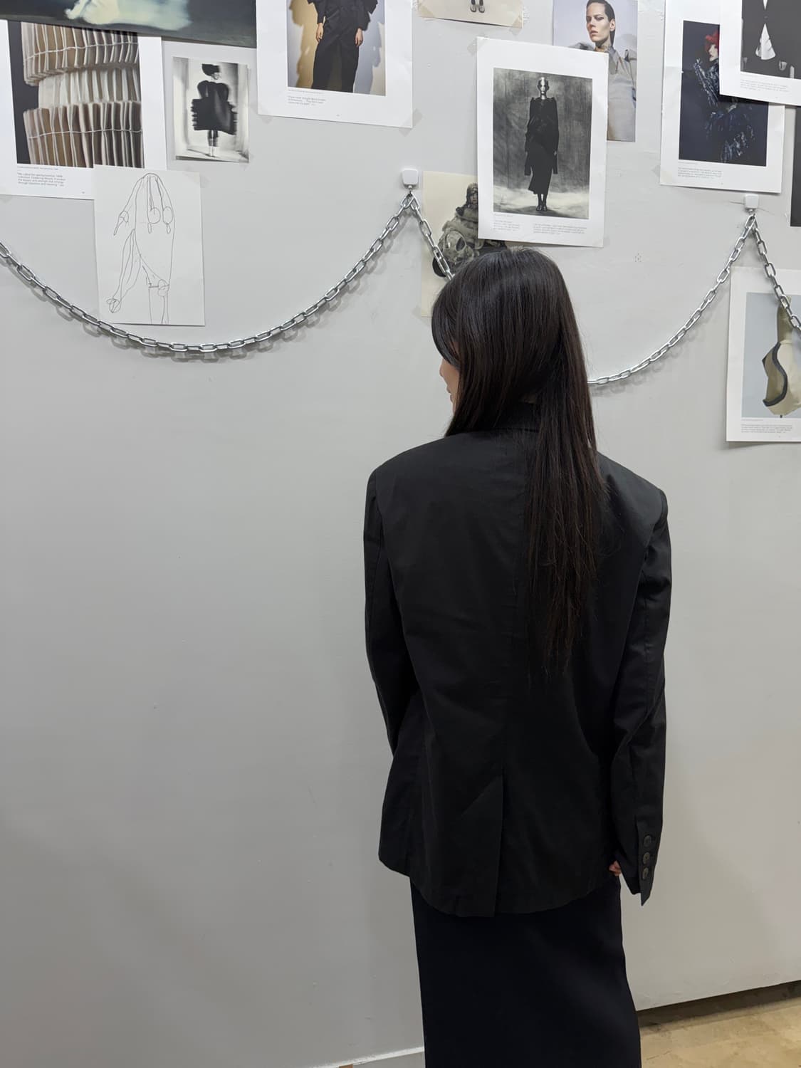 혜인서 블랙 시드 참 블레이저 상품이미지10