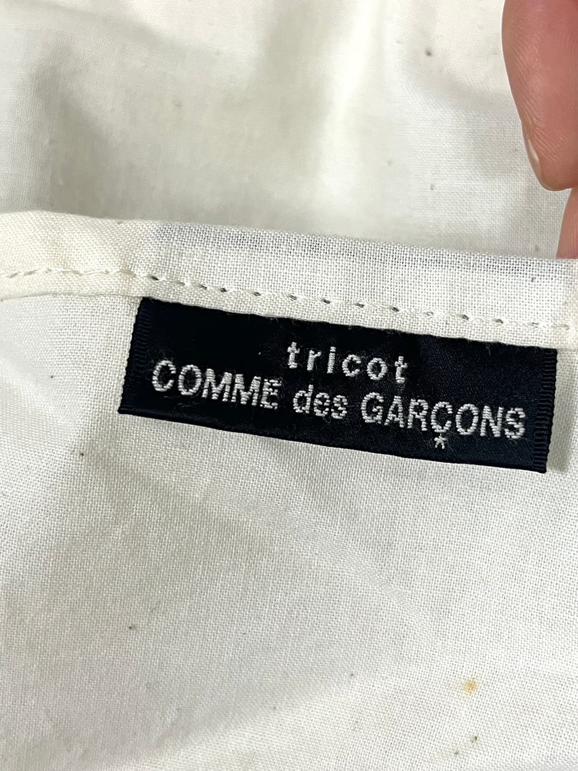COMMEdesGARCONS tricot-TOTE BAG(Bl) 상품이미지6