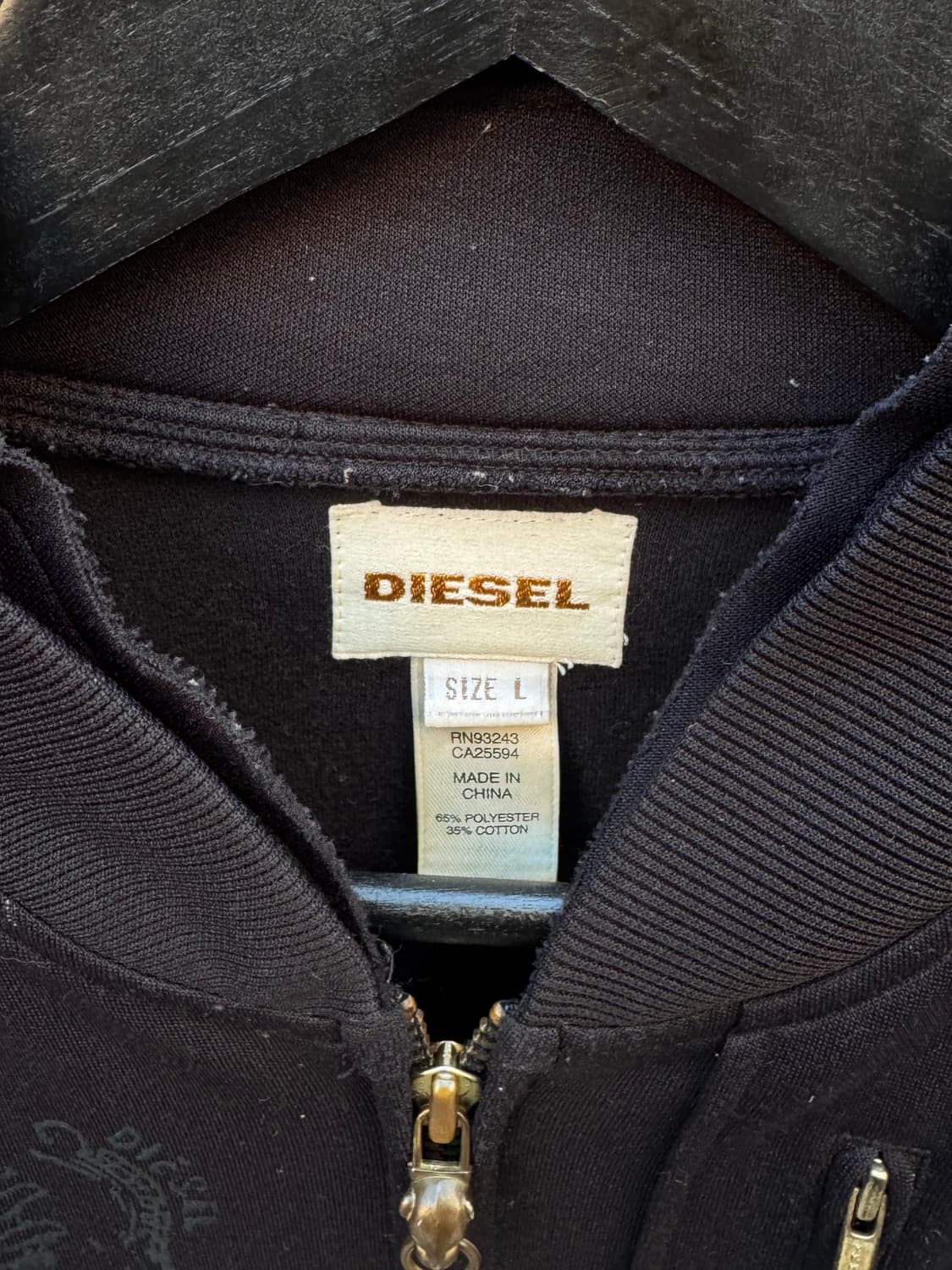 Diesel 디젤 프린팅 트랙탑 투웨이 집업 상품이미지4