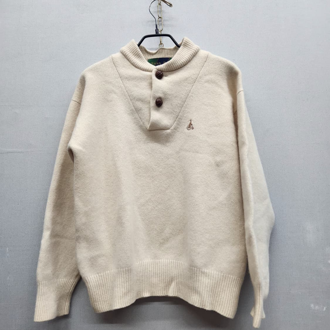 빈폴 로고 버튼 니트 M 상품이미지1