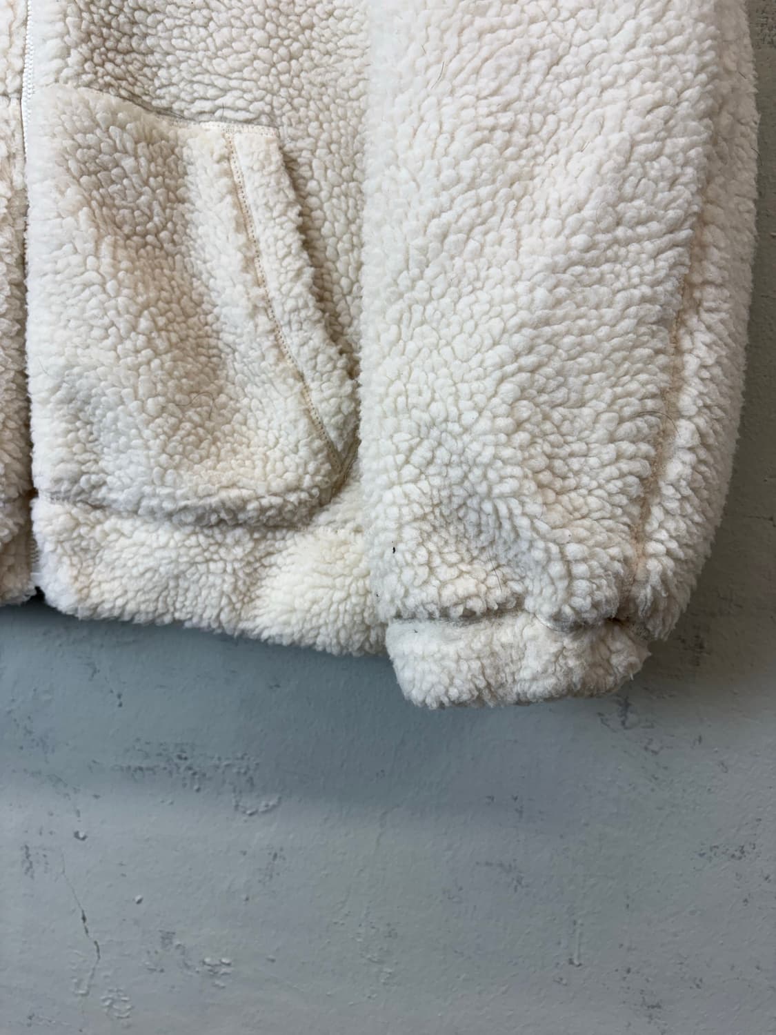 MLB 엠엘비 뉴욕양키즈 아이보리 쉐르파 자켓 상품이미지6