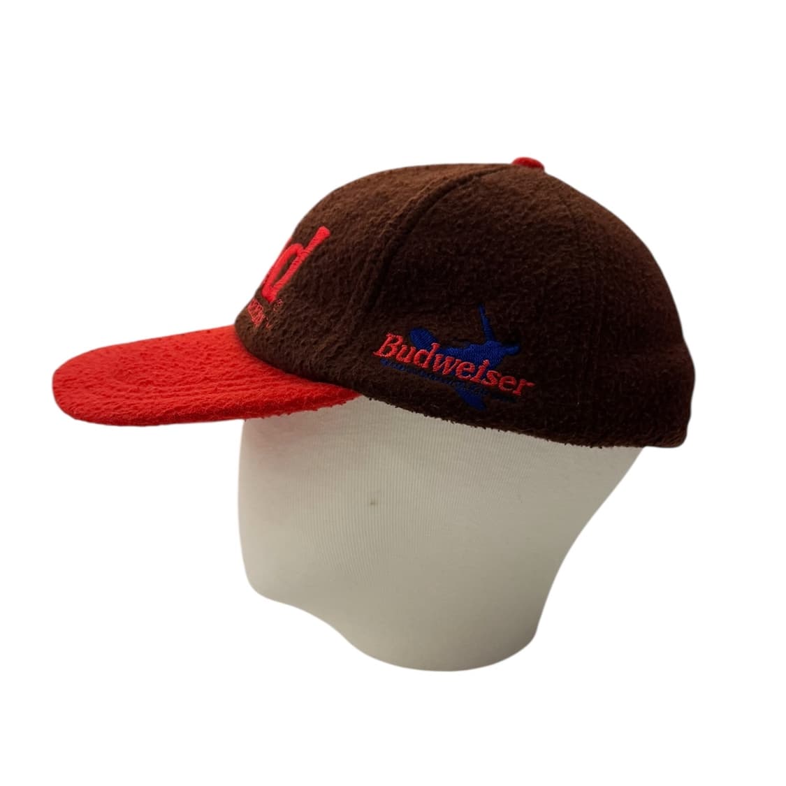 버드와이저 90's 후리스 캡 브라운/레드 상품이미지4