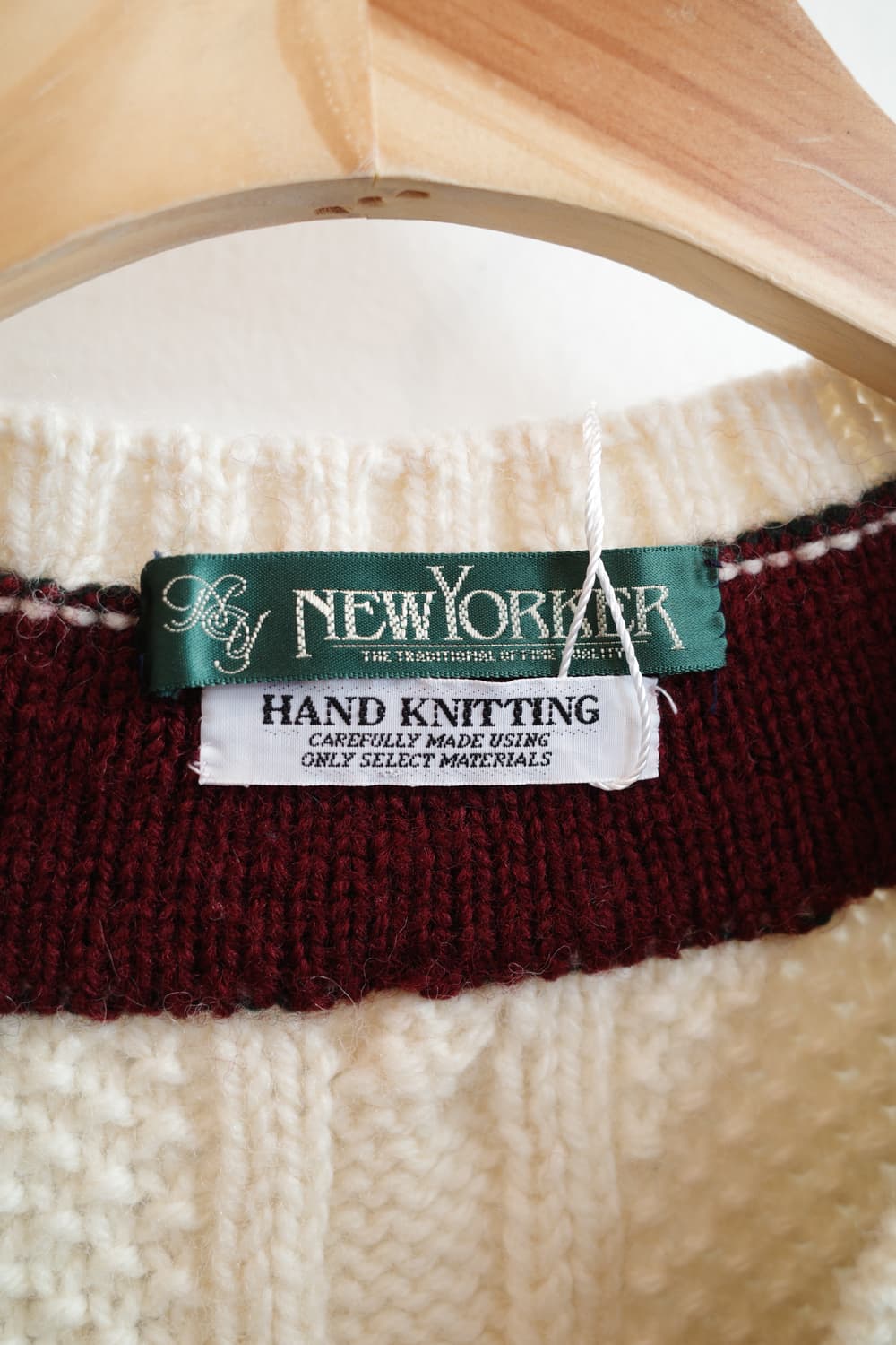 NEW YORKER 케이블 핸드메이드 니트     상품이미지3