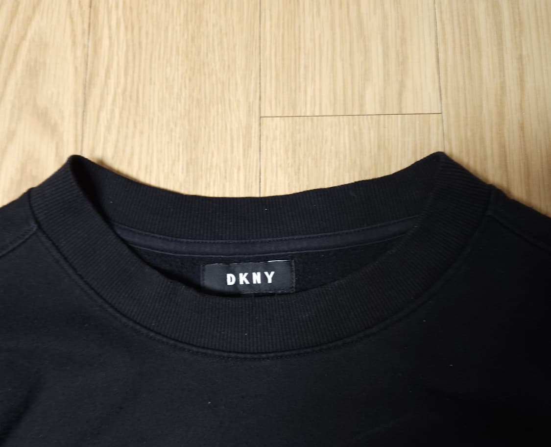 DKNY (도나카란뉴욕) 더블페이스 박스로고 스웨트 셔츠, 기모 맨투맨 상품이미지4