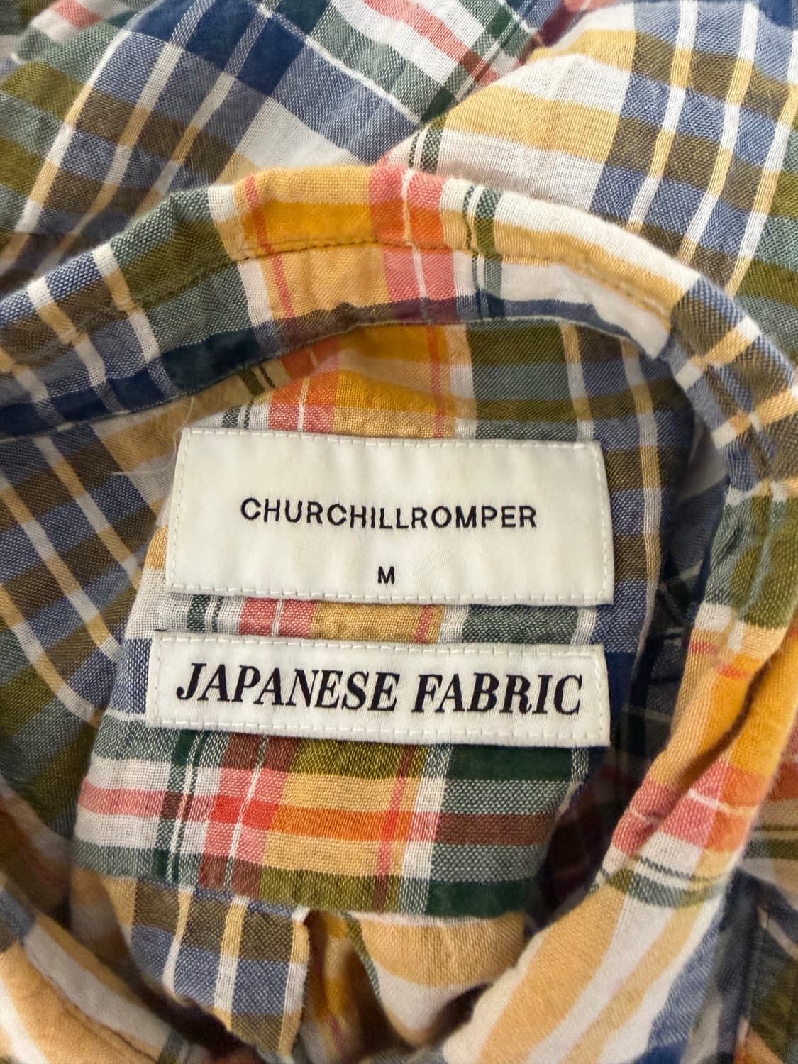 처칠롬퍼 하바티 익스클루시브 써머 체크셔츠 m 상품이미지3