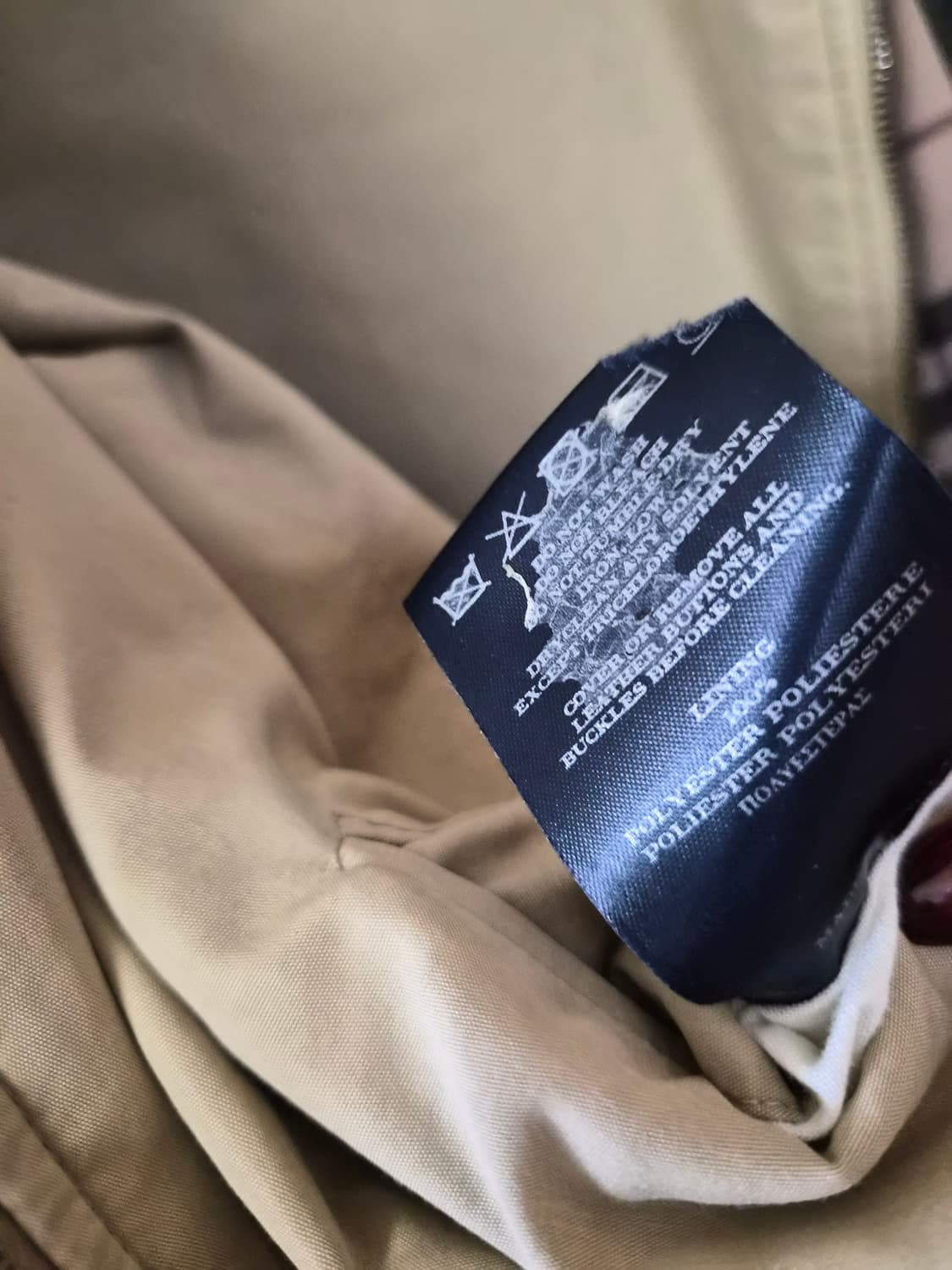 버버리정품 남성간절기 바람막이  상품이미지8