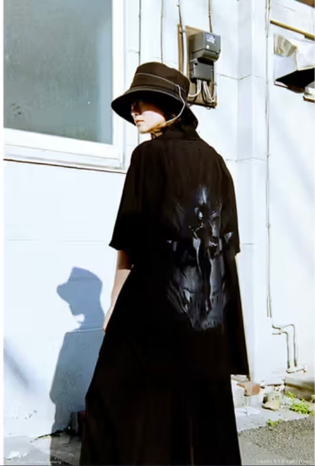 요지야마모토x데블맨 반팔 레이온 셔츠 상품이미지1