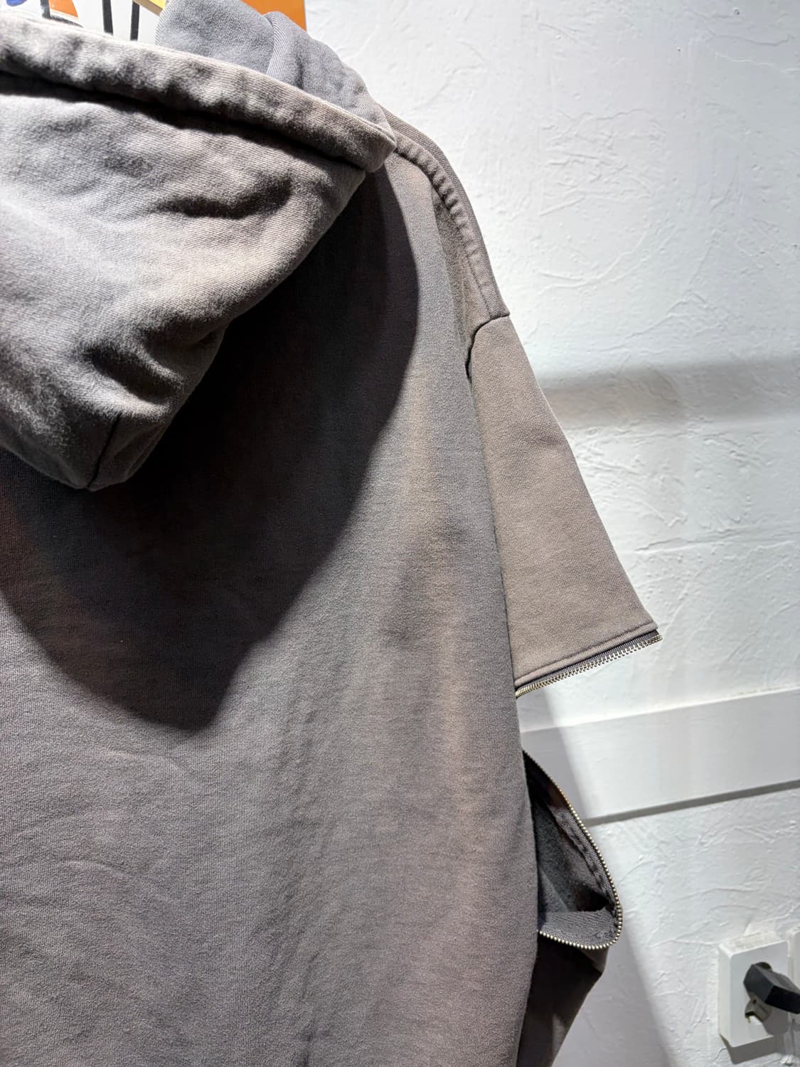 aiver 투웨이 암 오버핏 후드티셔츠 상품이미지7