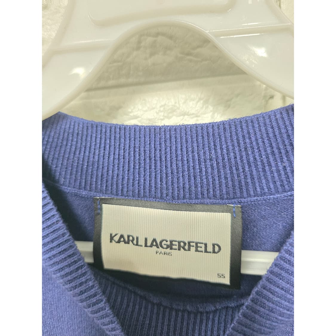 택포_ 칼 라거펠트 네이비 니트 S 상품이미지2