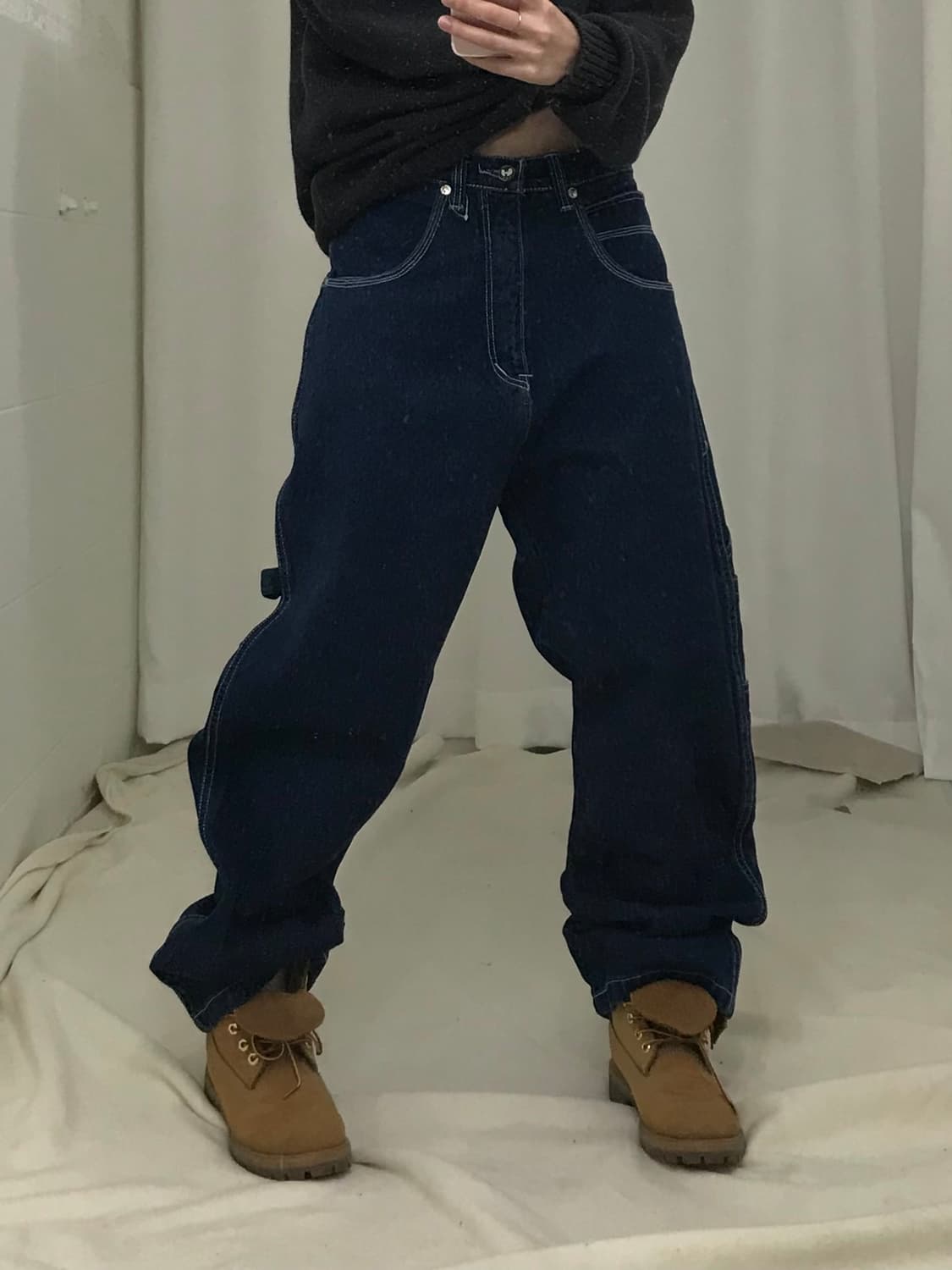 우탱 클랜 진청 데님 힙합 팬츠 상품이미지2