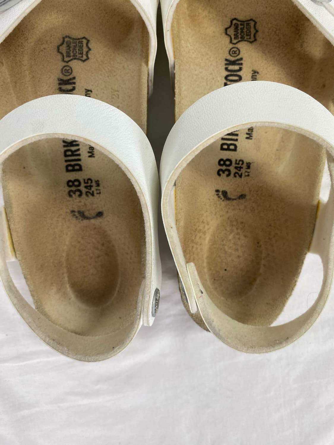 버켄스탁 리오 화이트샌들 245 <37>   상품이미지8