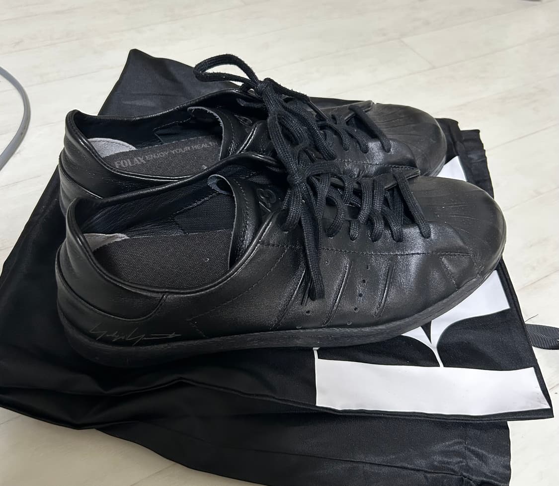 요지야마모토 Y-3 슈퍼스타 올블랙 상품이미지3