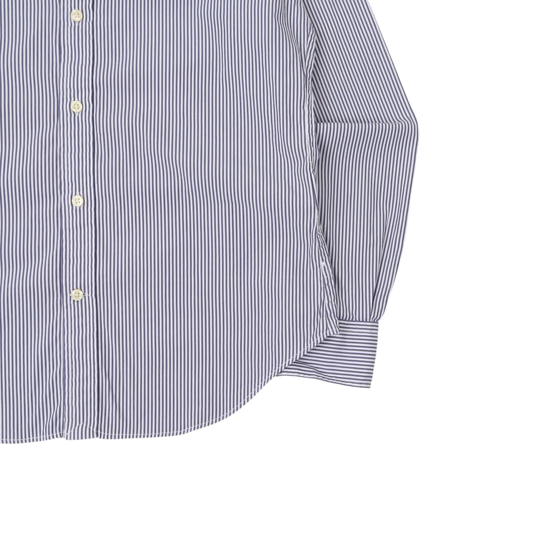 폴로 랄프로렌 QR 블루 스트라이프 클래식핏 셔츠 상품이미지5