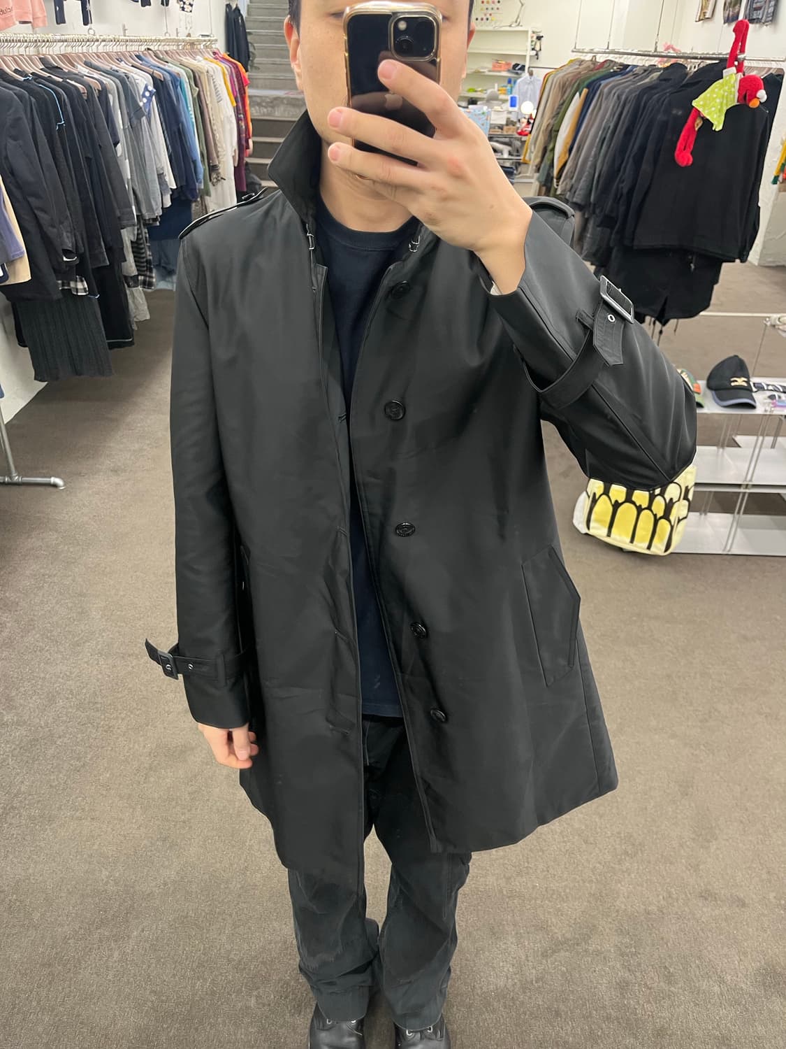일본 생산 나일론 트렌치 코트 상품이미지9