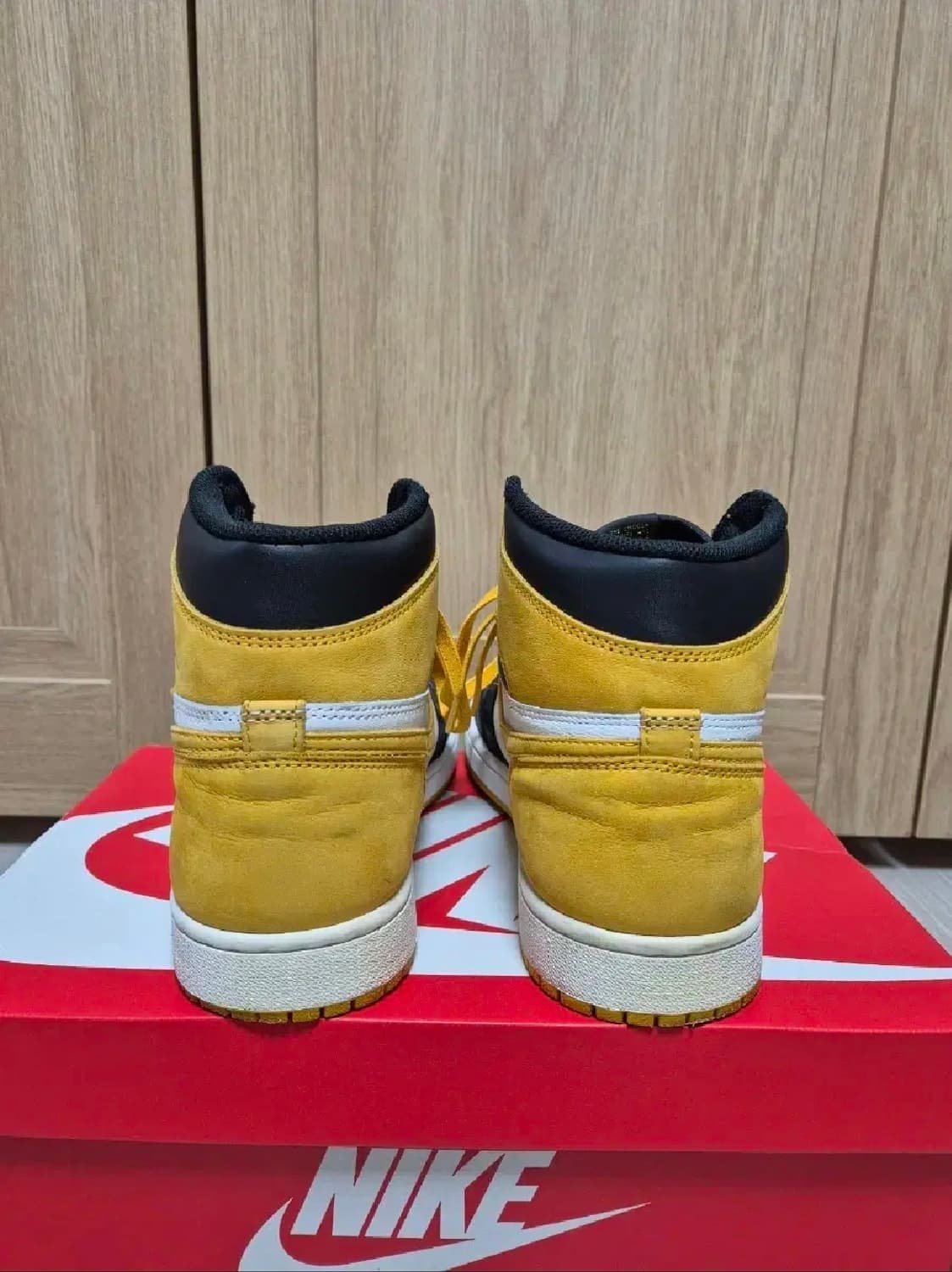 [285] 조던1 옐로우 오커 2017 상품이미지4